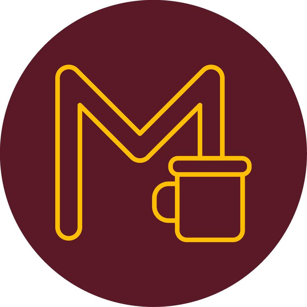 Capital M Vector Icon