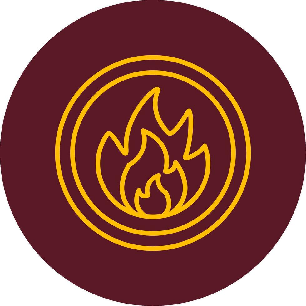 Flammable Vector Icon