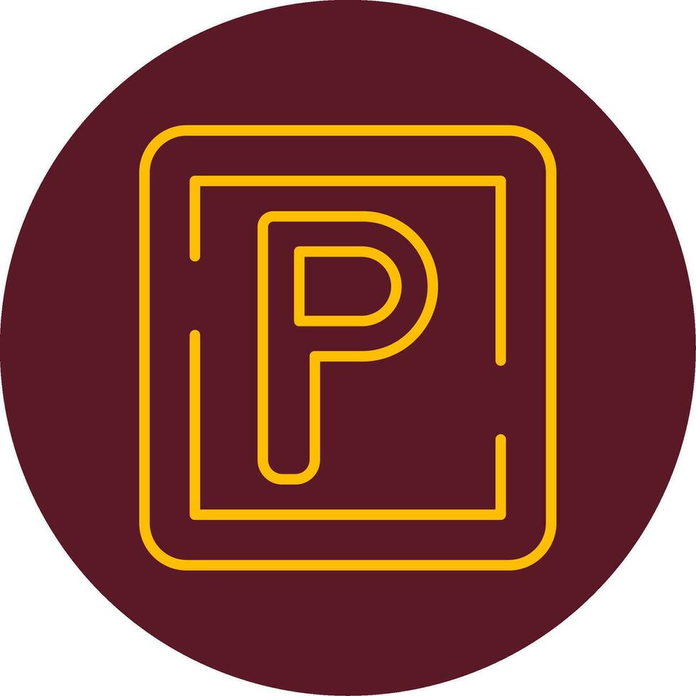 Parking Sign Vector Icon