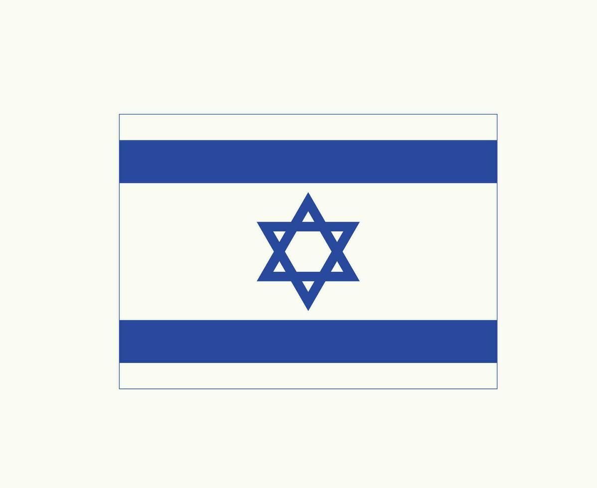 Israel bandera símbolo emblema medio este país icono vector ilustración resumen diseño elemento