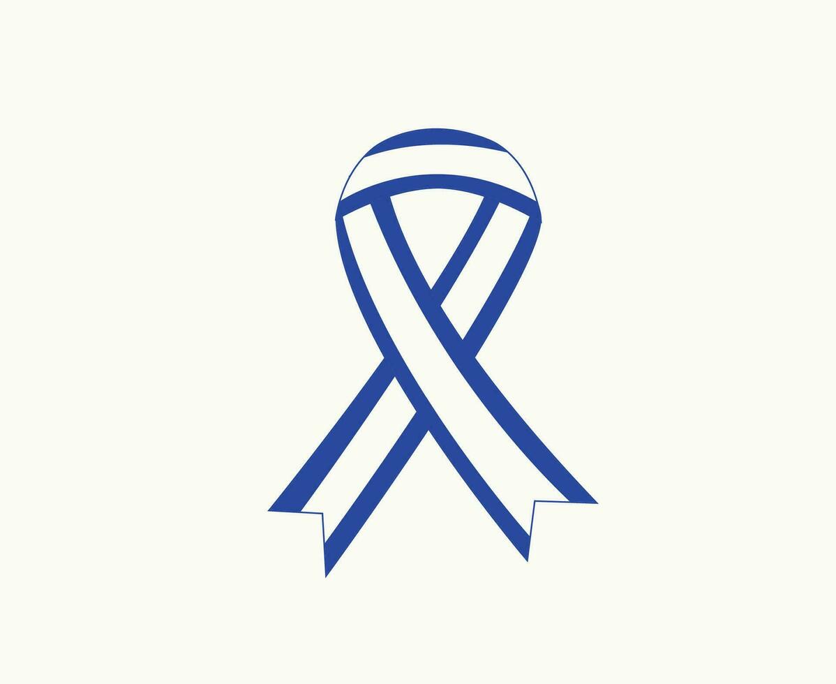 Israel Flag Ribbon Symbol Middle East country Icon Vector Illustration Abstract Design Element