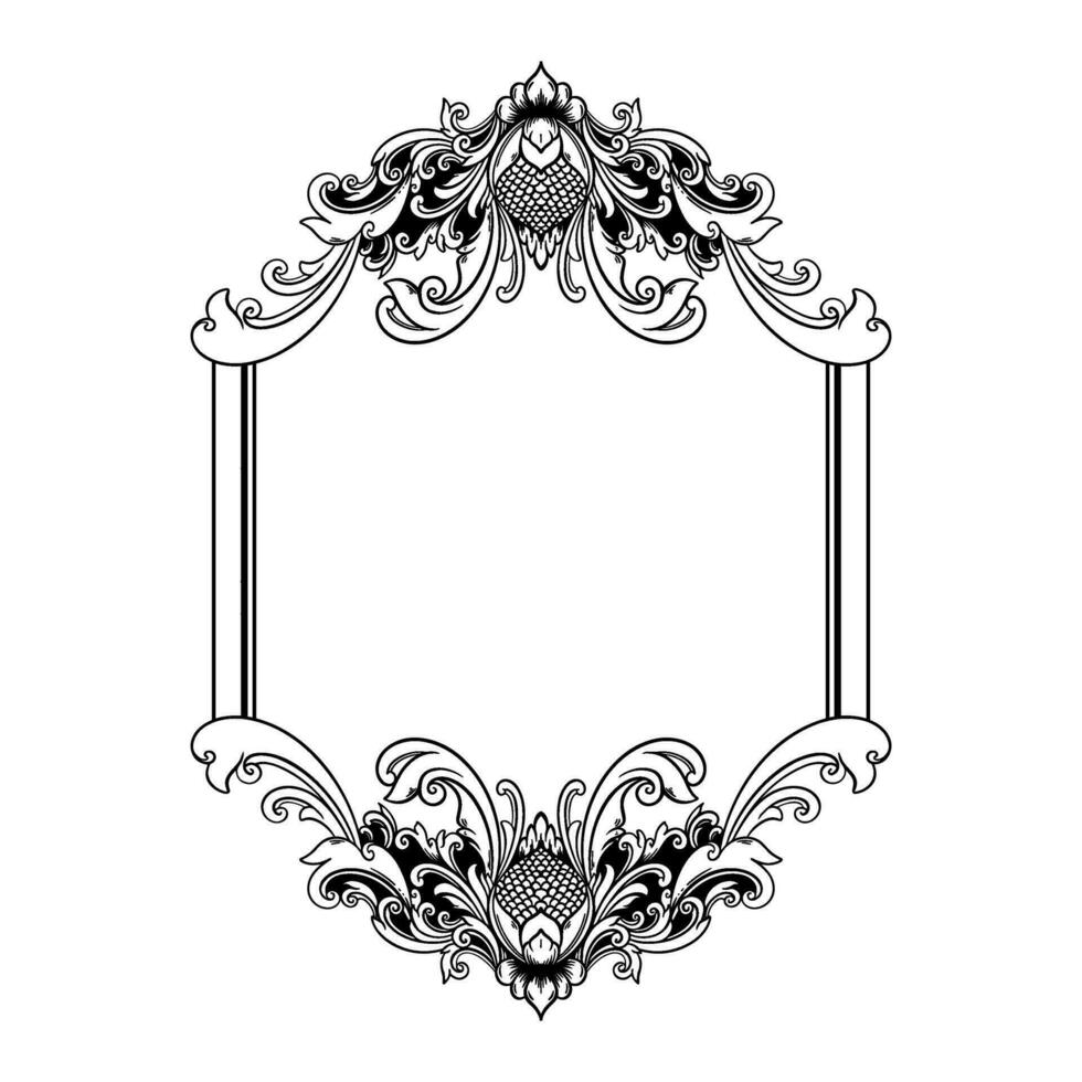 Vintage Classic Ornament Black and White 32775389 Vector Art at Vecteezy