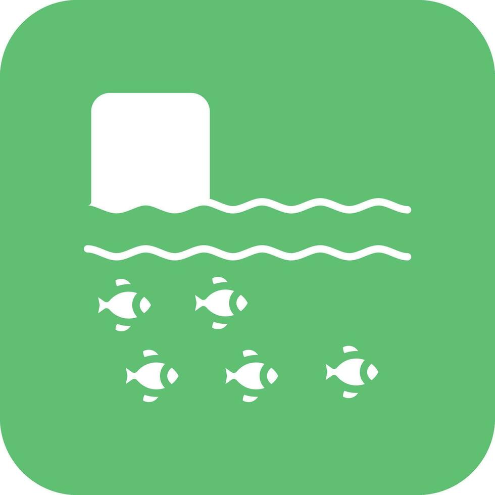 River Fishing Vector Icon