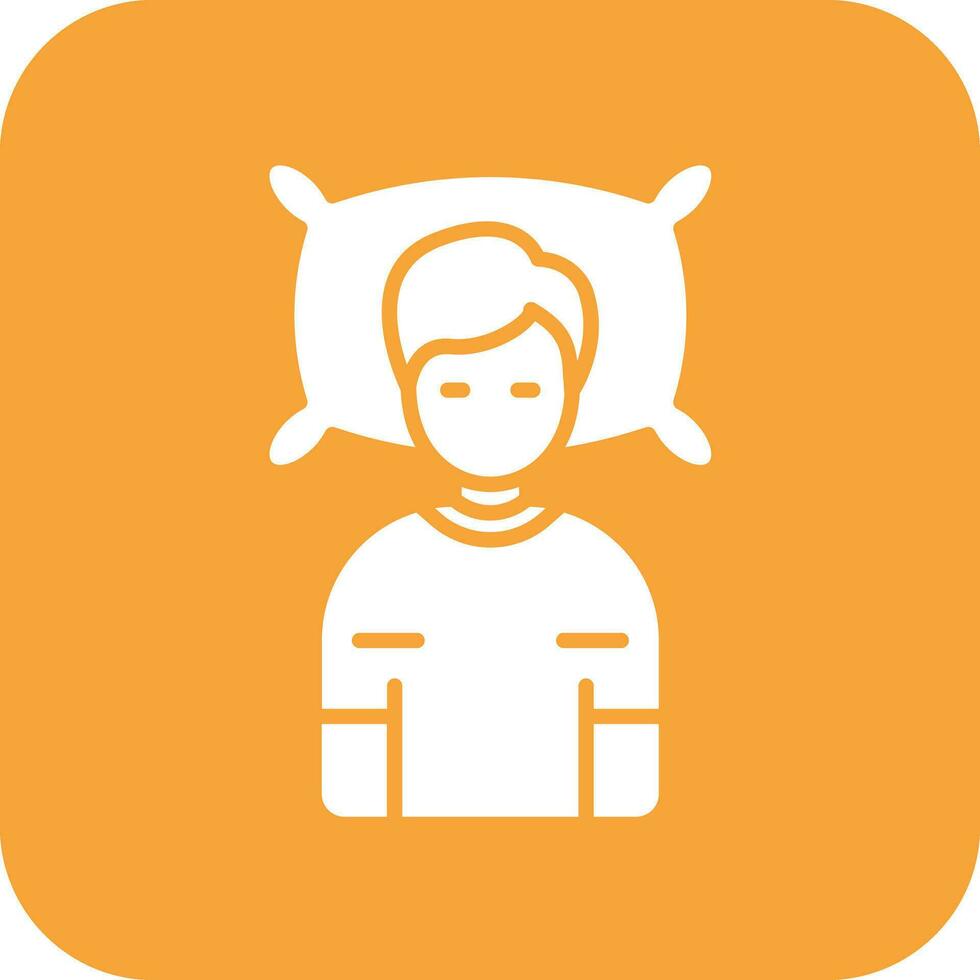 Lying Down Vector Icon