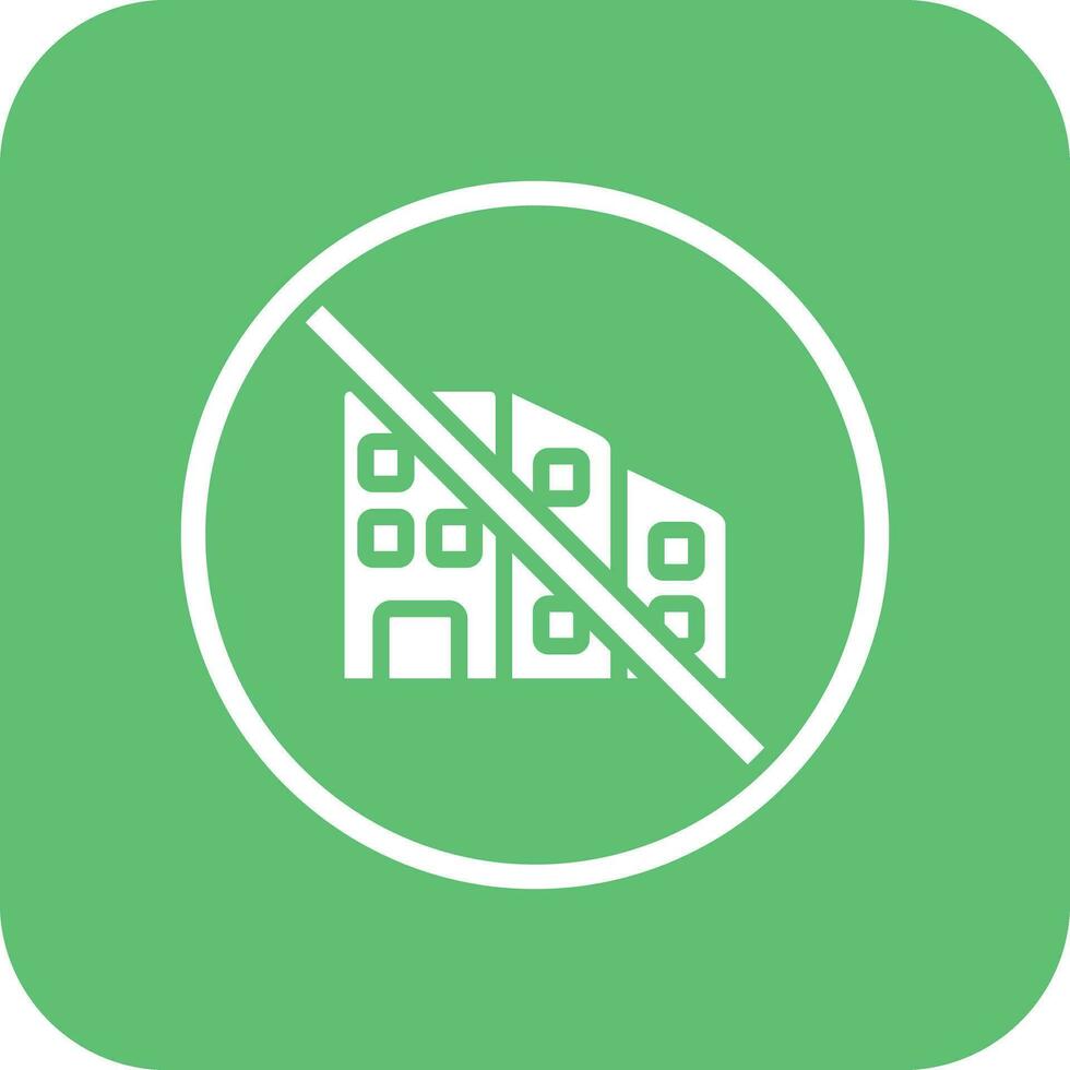 No Commute Vector Icon