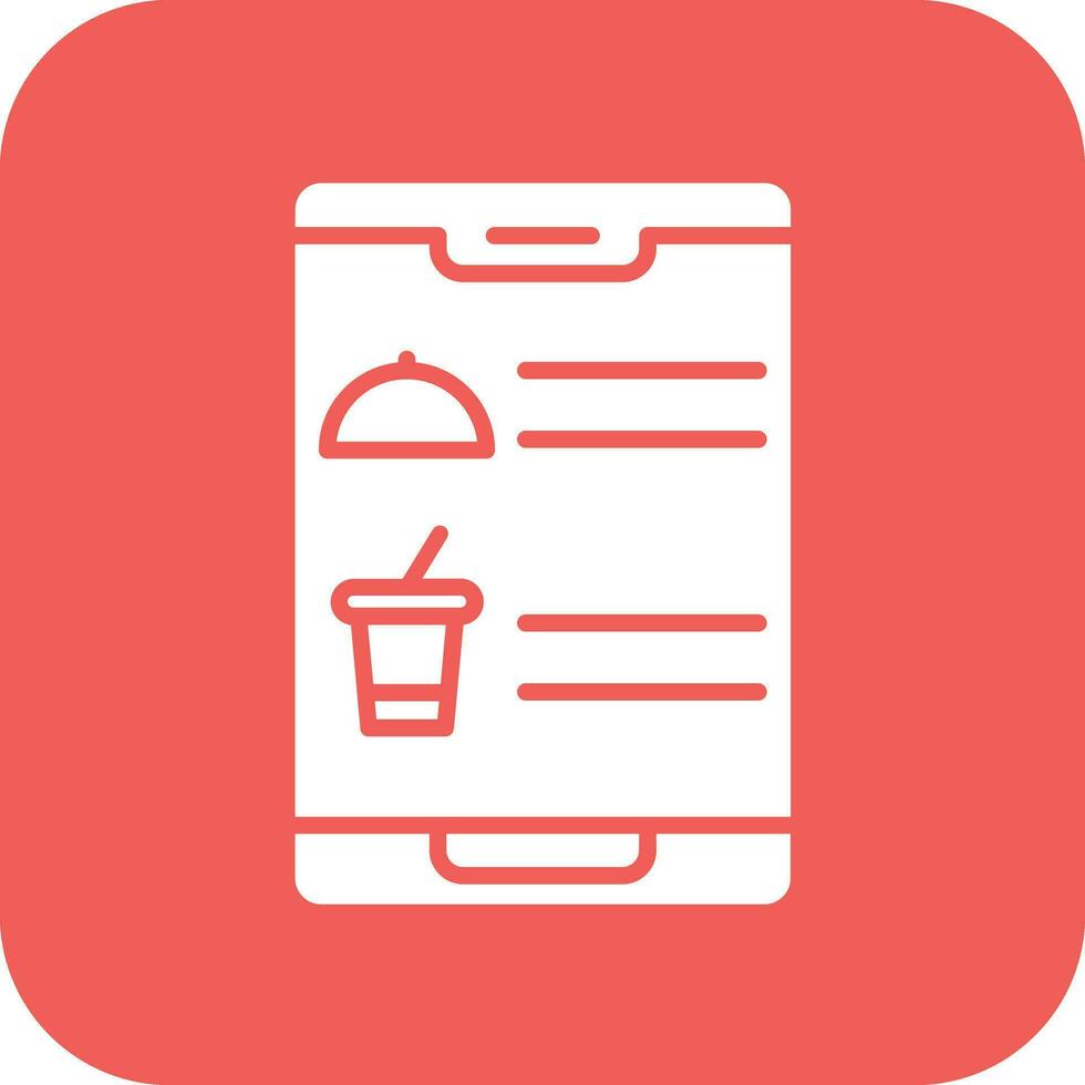 Digital Inflight Menu Vector Icon