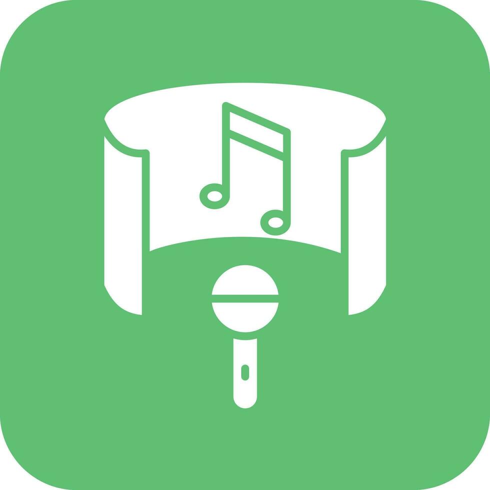 Virtual Concert Vector Icon