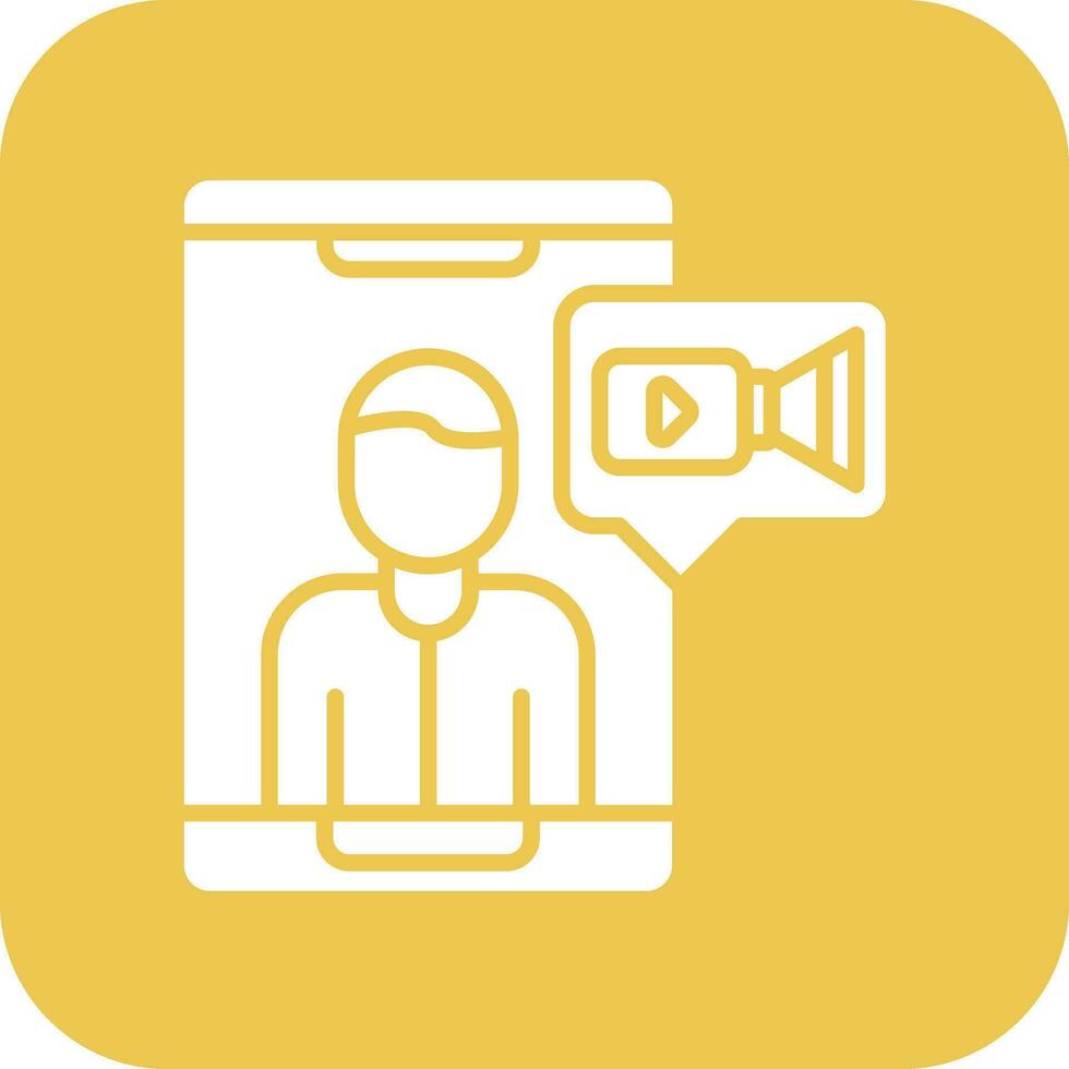 Video Chat Vector Icon
