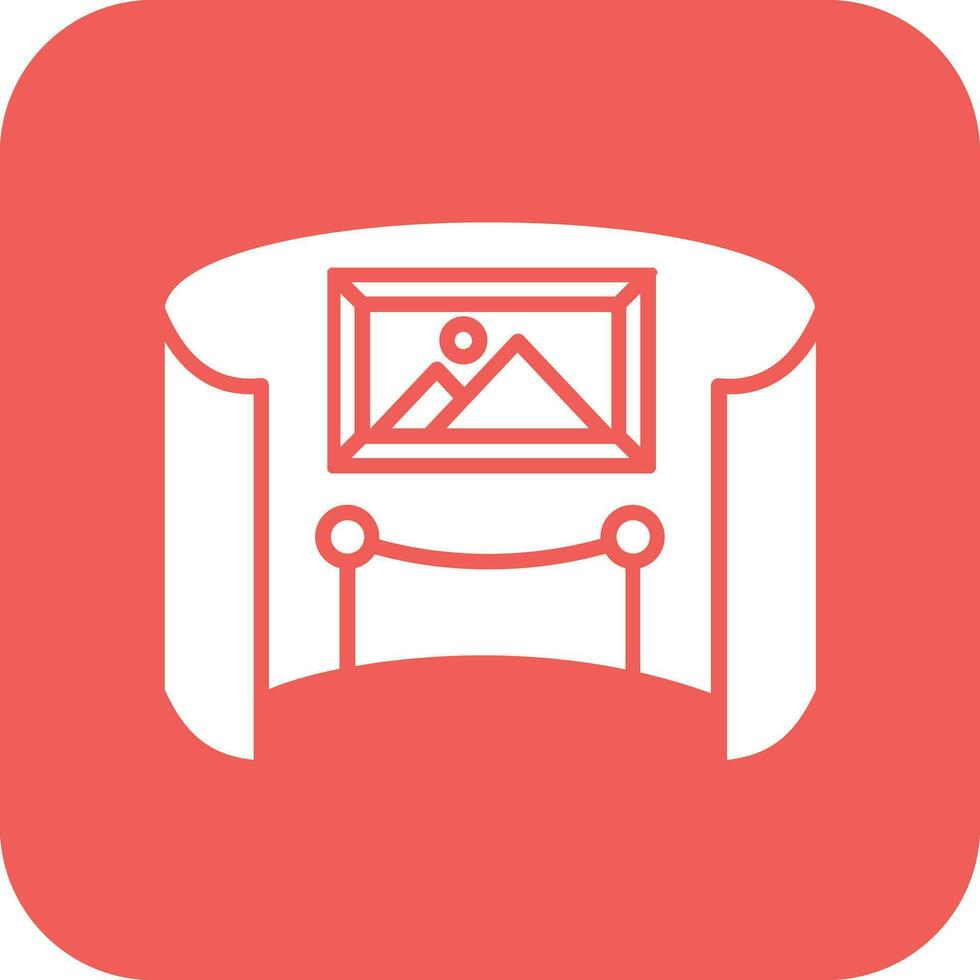 Virtual Museum Tour Vector Icon