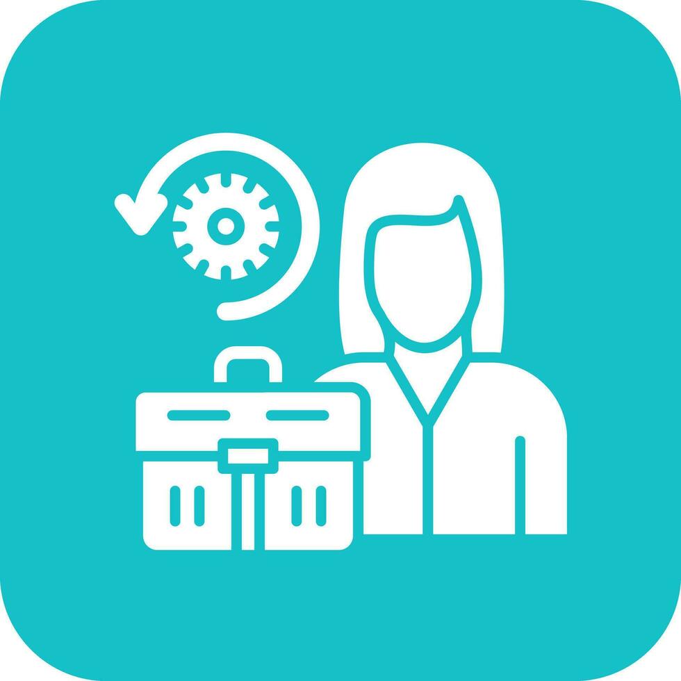 Full Time Job Vector Icon