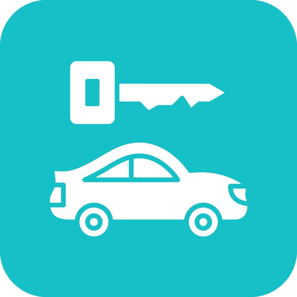 Car Rental Vector Icon