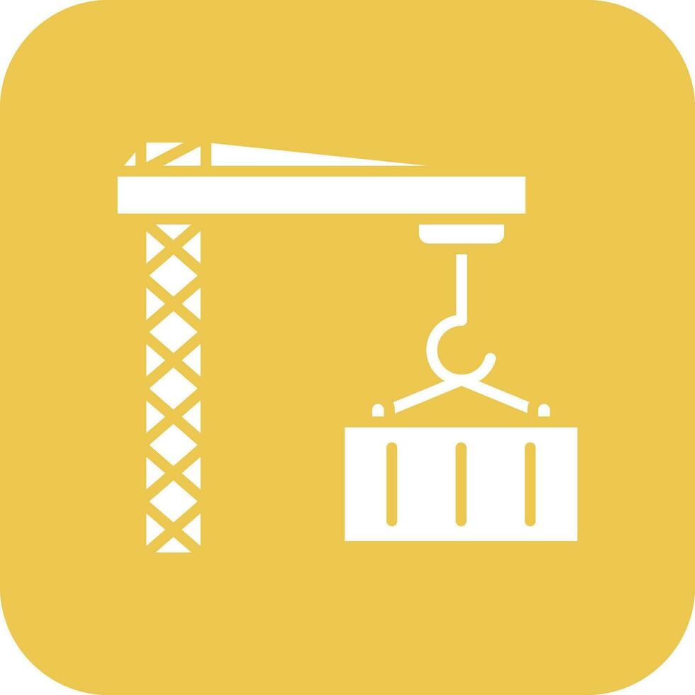 Container Crane Vector Icon