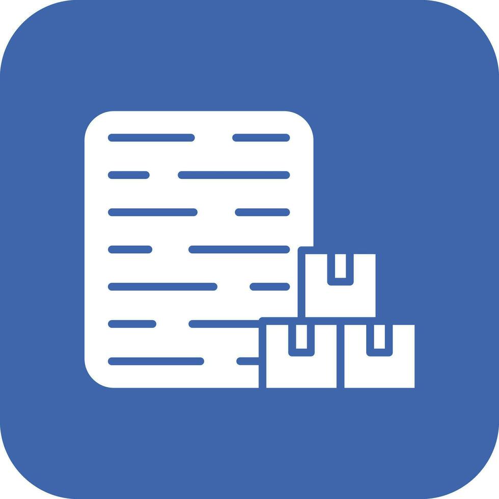 Warehouse Management System Vector Icon