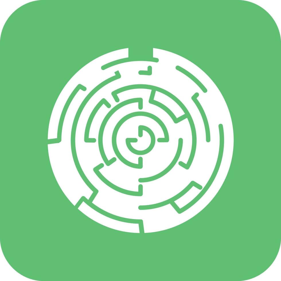 Hedge Maze Vector Icon