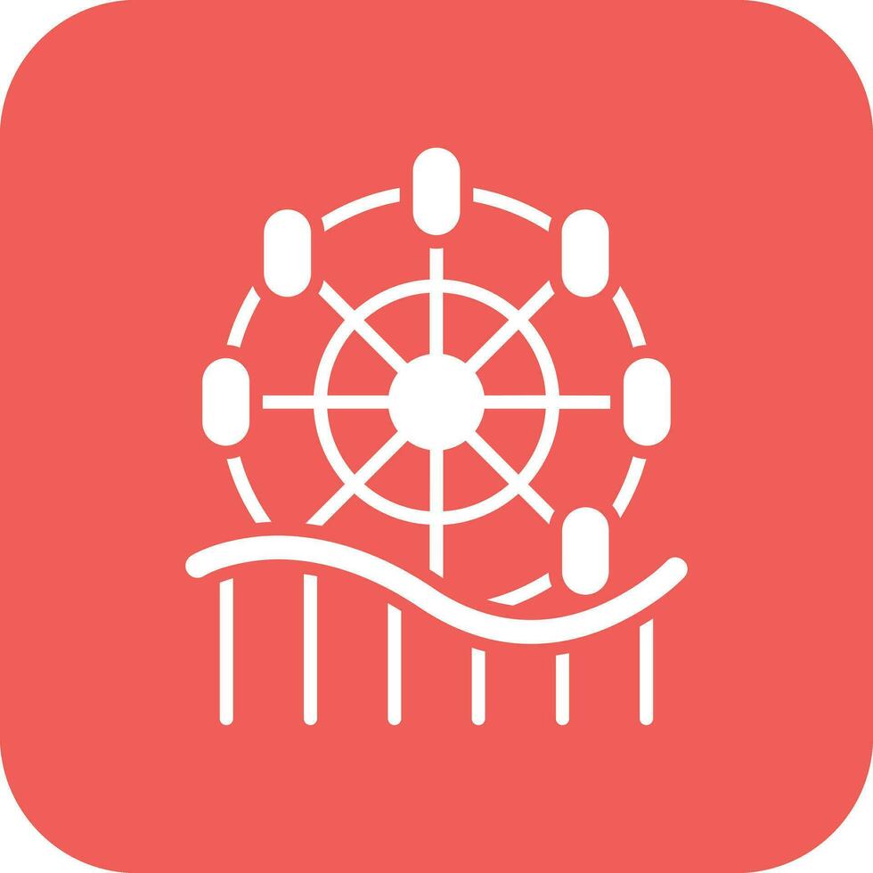 Ferris Wheel Vector Icon