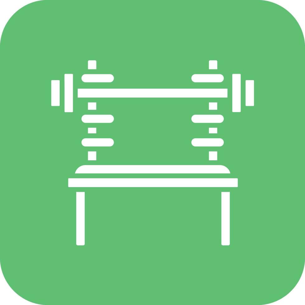 Adjustable Bench Vector Icon