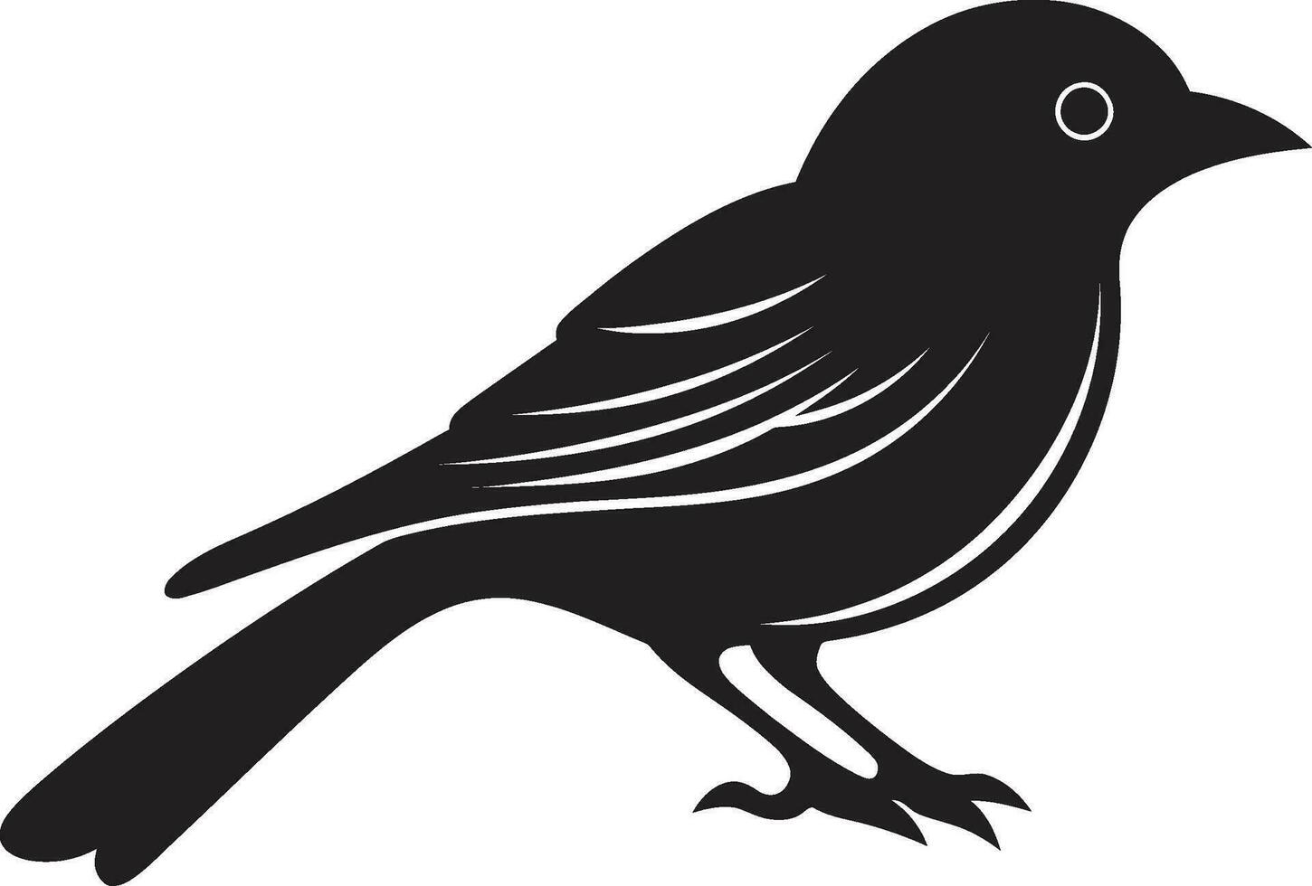 rápido Gaviota símbolo colibrí armonía vector