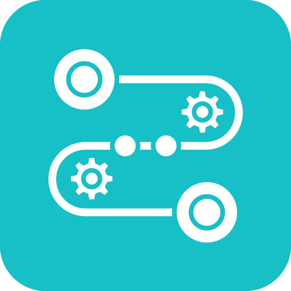 Timeline Chart Vector Icon