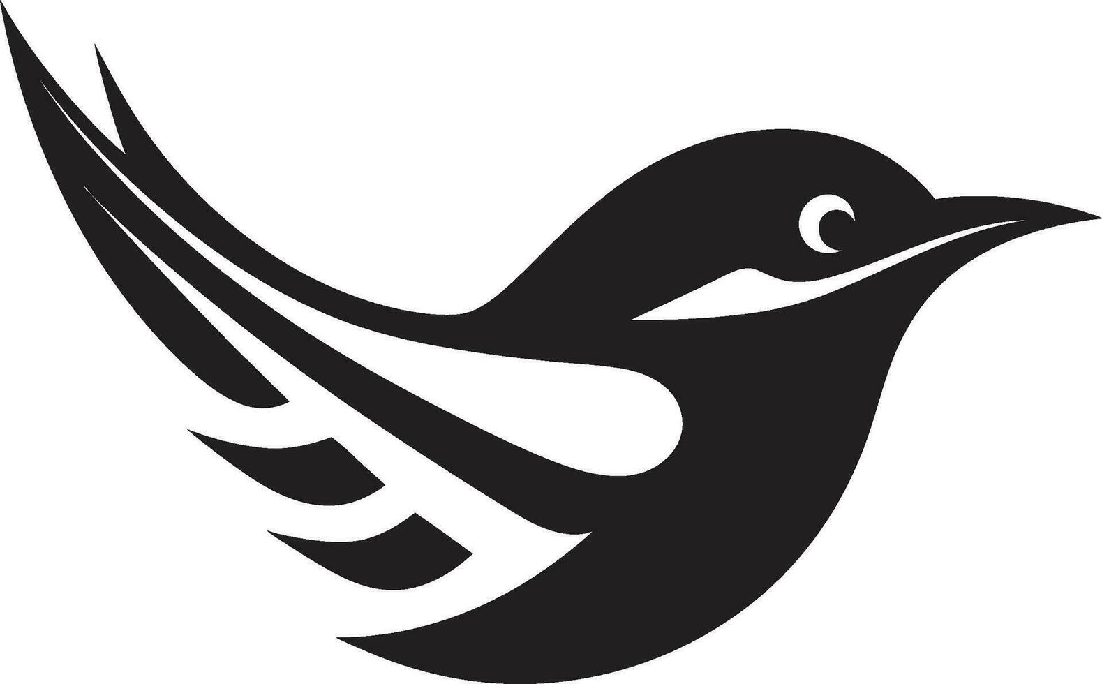 Woodpecker of Nature Design Swift Swallow Symbol vector