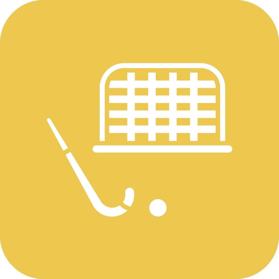 hockey objetivo vector icono