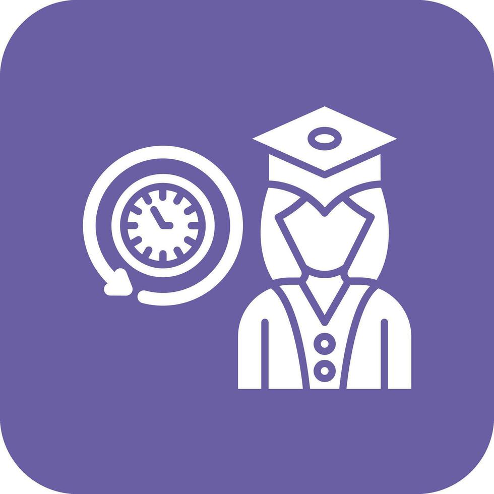Full Time Student Vector Icon
