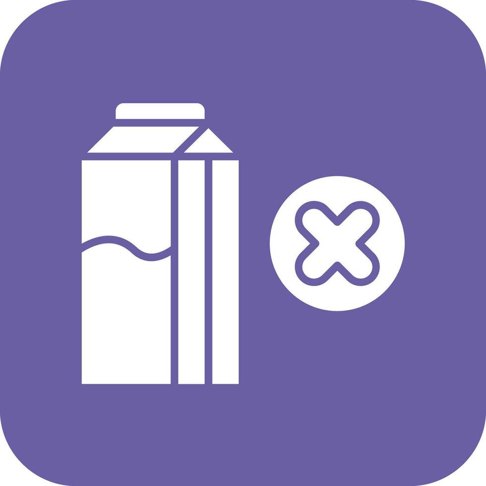 Dairy Free Food Vector Icon