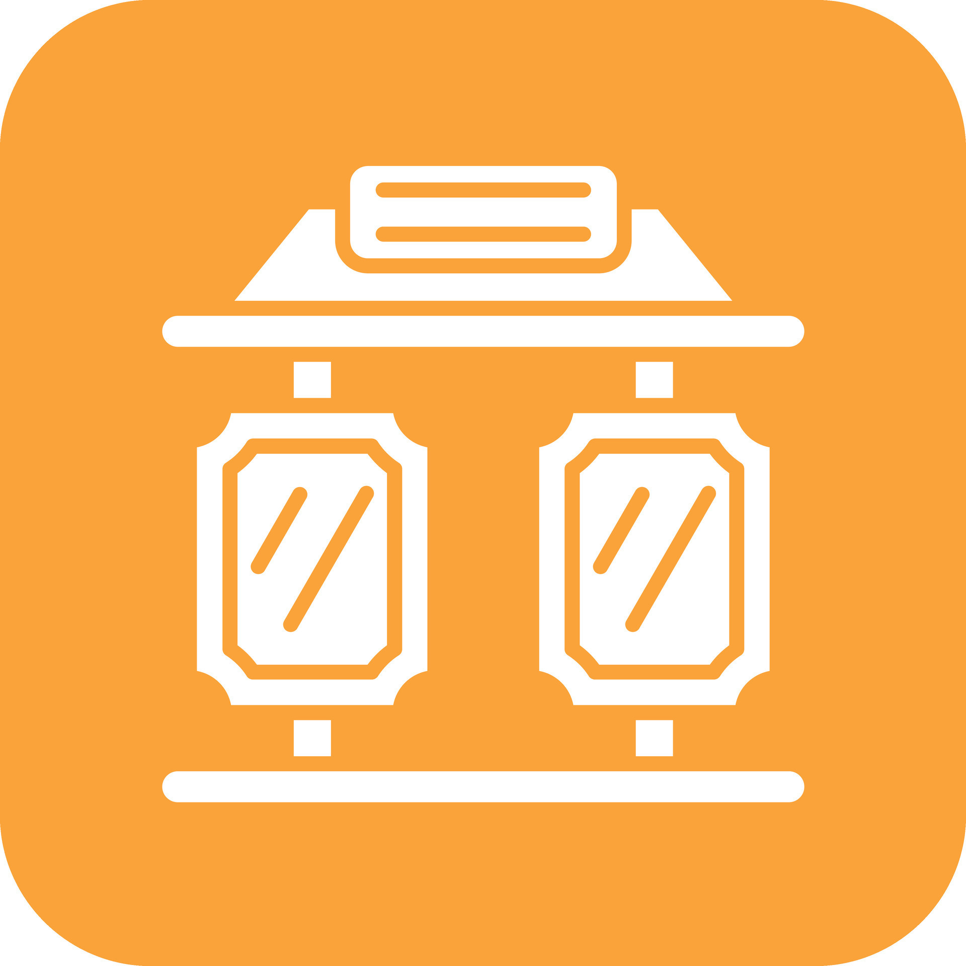 House Of Mirrors Vector Icon 32777270 Vector Art at Vecteezy