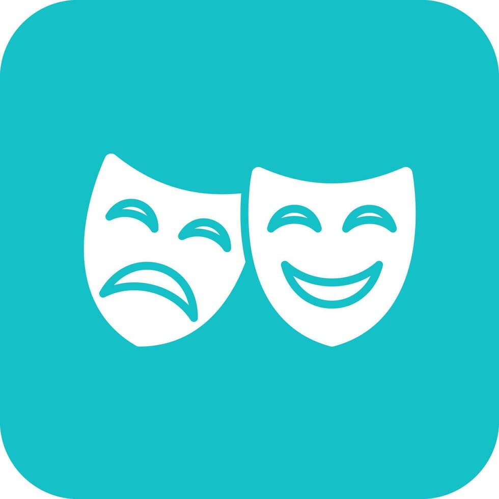 Opera Mask Vector Icon