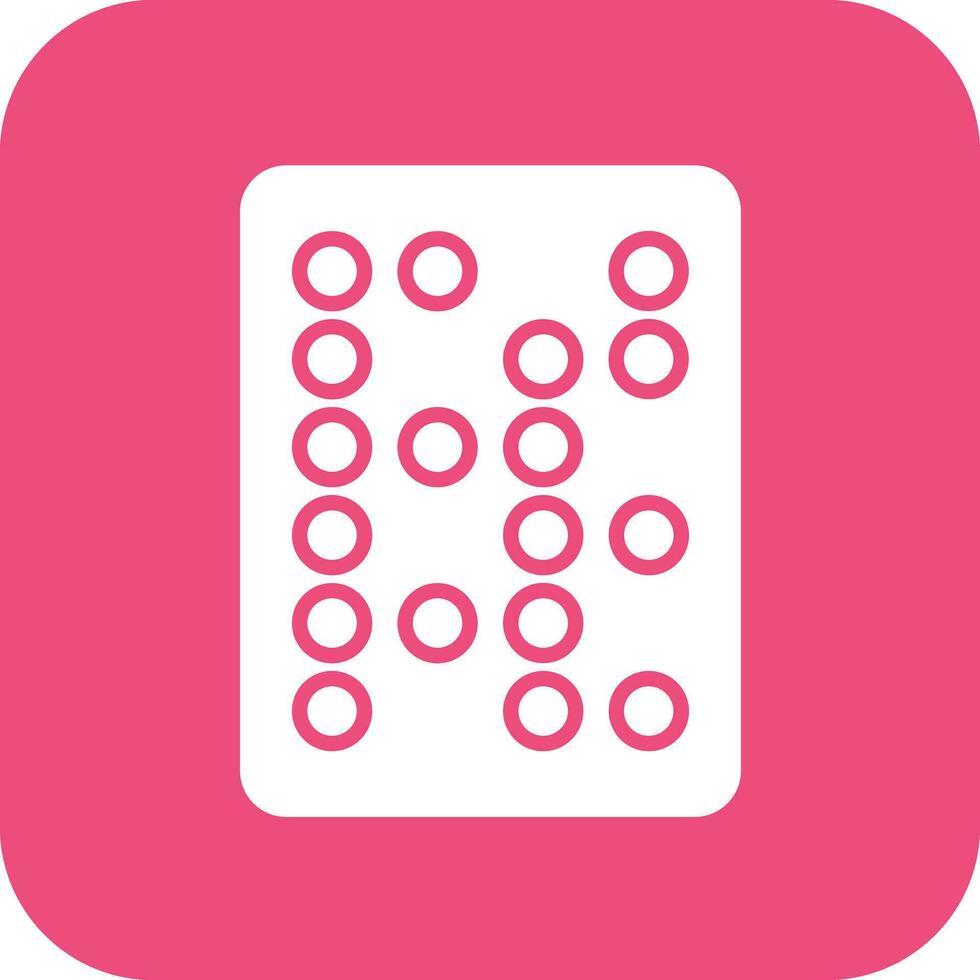 Braille Text Vector Icon