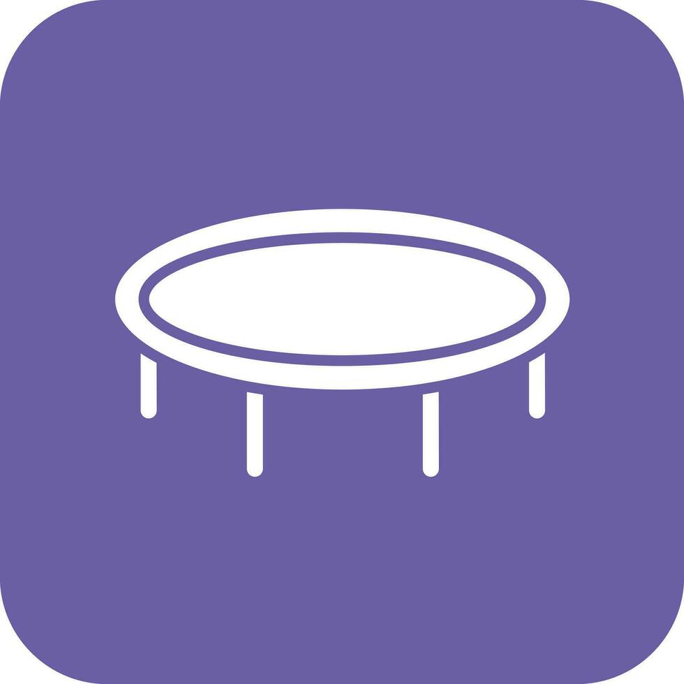 Trampoline Vector Icon