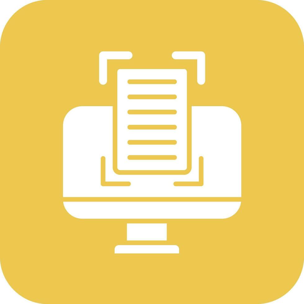 Screen Reader Vector Icon