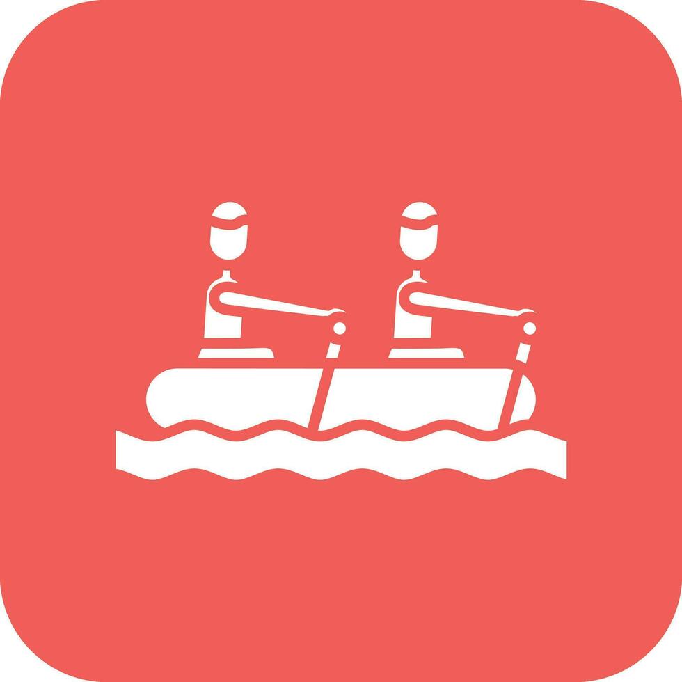 Rafting Vector Icon