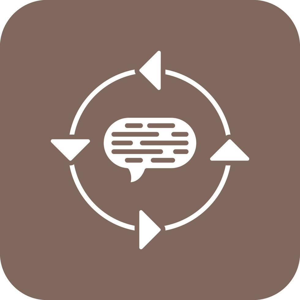 Feedback Loop Vector Icon