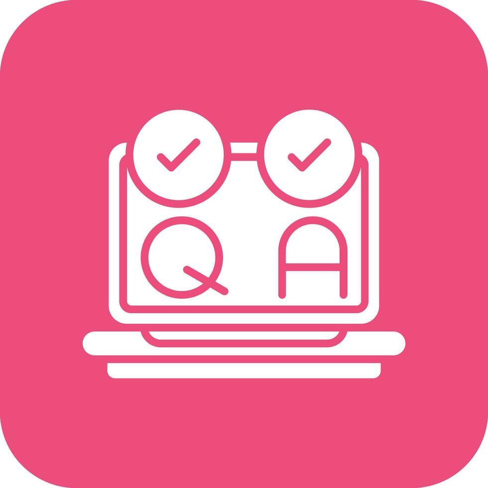 Qa Testing Vector Icon