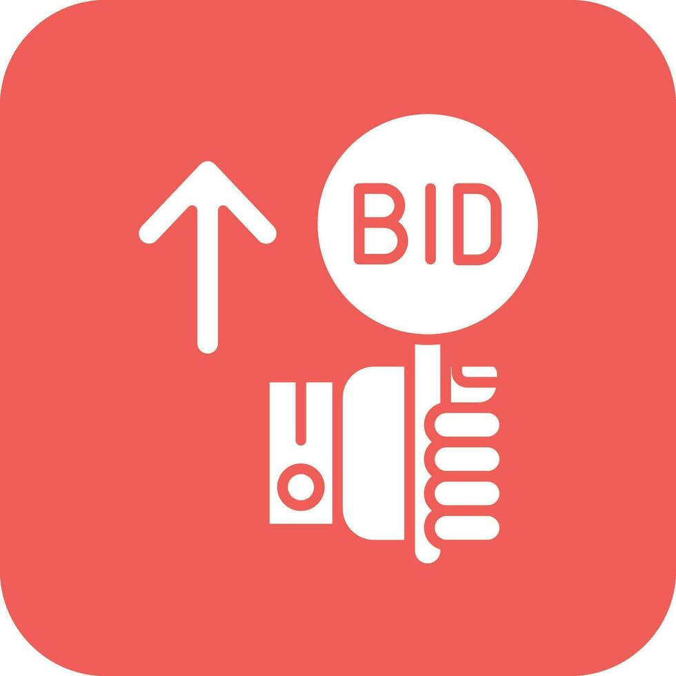 Advance Bid Vector Icon