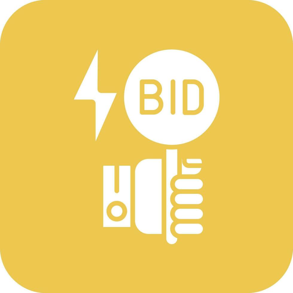 Quick Bid Vector Icon