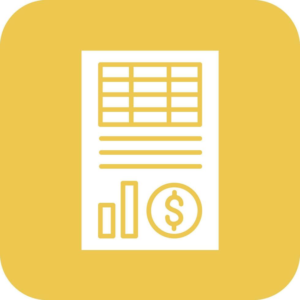 Balance Sheet Vector Icon