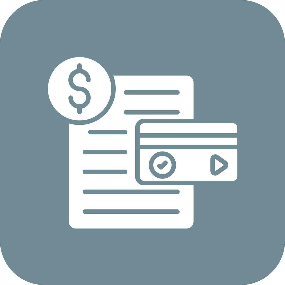 Business Credit Report Vector Icon