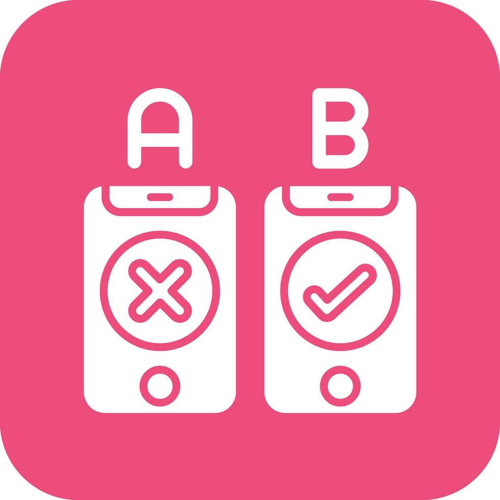 Ab Testing Vector Icon