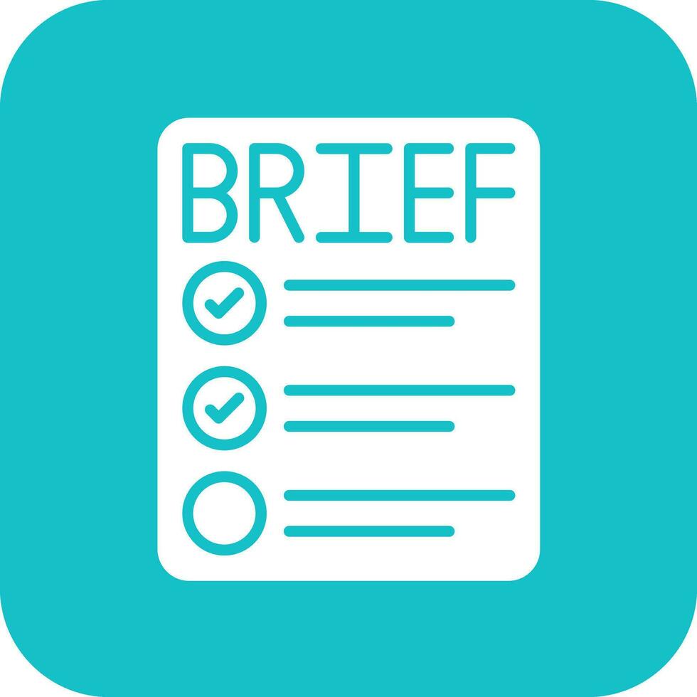 Brief Vector Icon