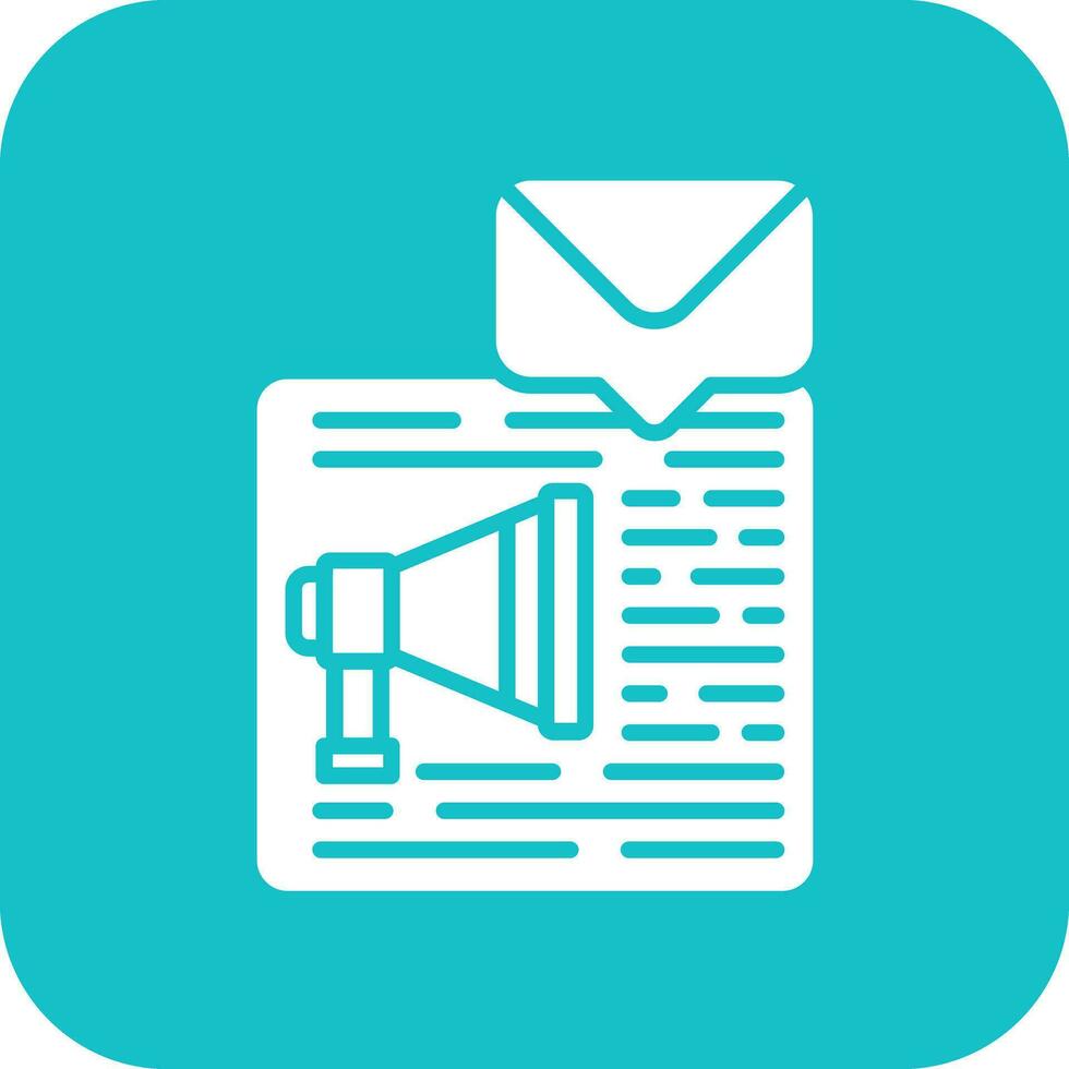 Email Direct Marketing Vector Icon