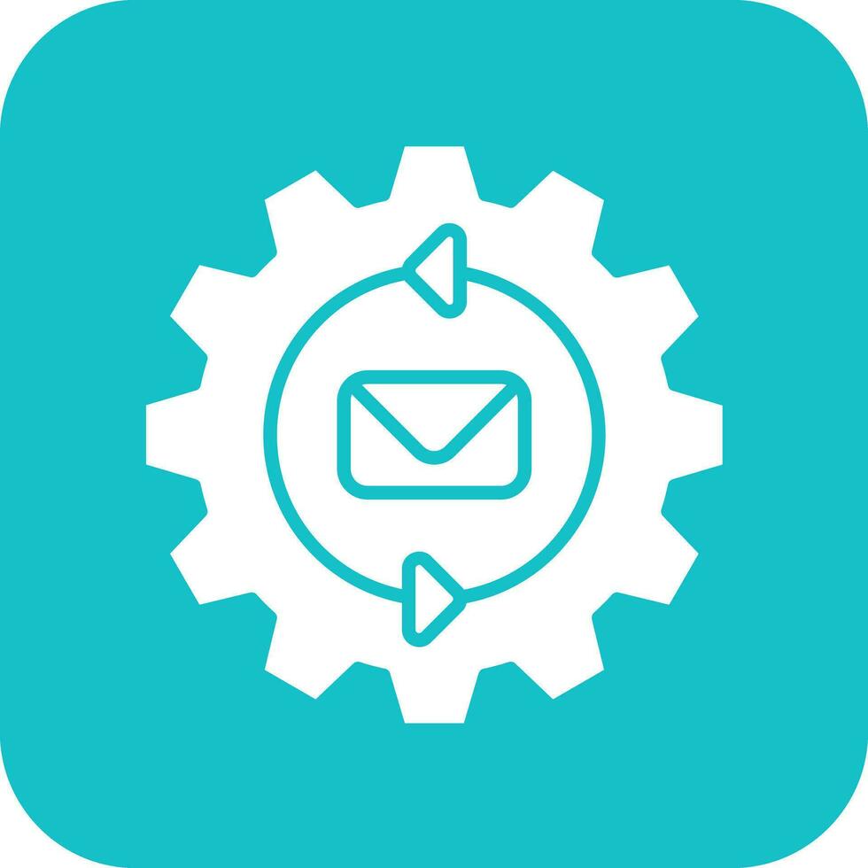 Marketing Automation Vector Icon