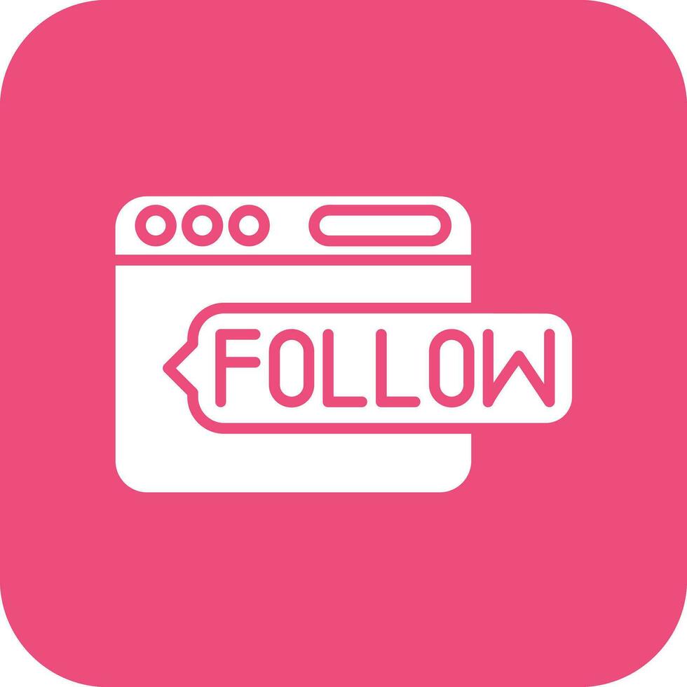Do Follow Vector Icon
