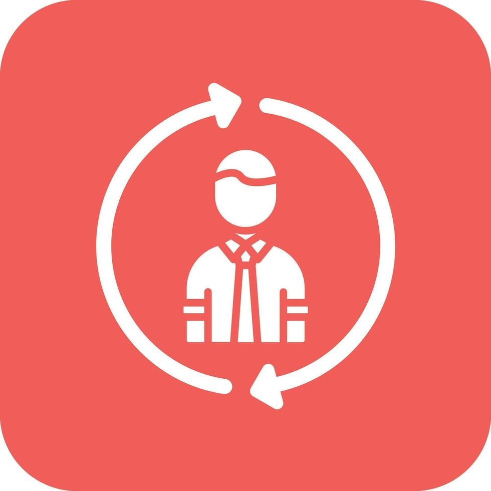 Job Rotation Vector Icon