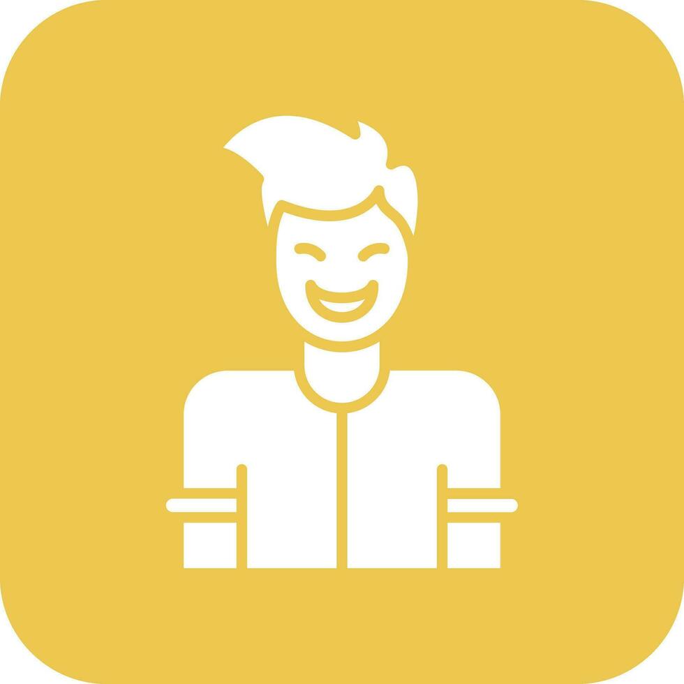 Happy Vector Icon