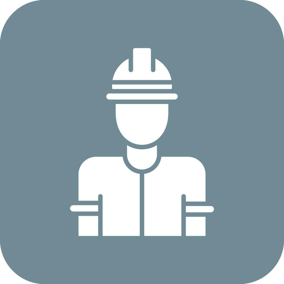 Factory Worker Man Vector Icon