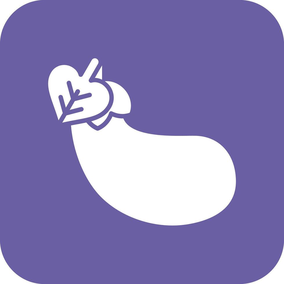 Eggplant Vector Icon