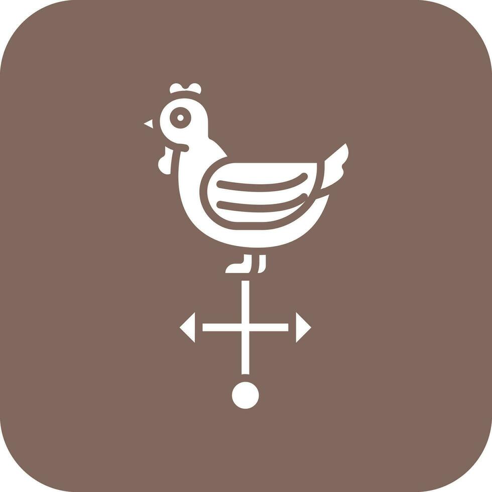 Weather Vane Vector Icon