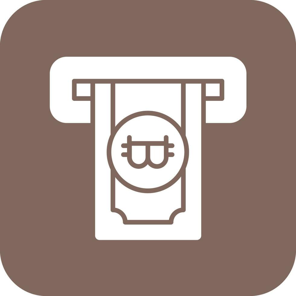 Cryptocurrency ATM Vector Icon