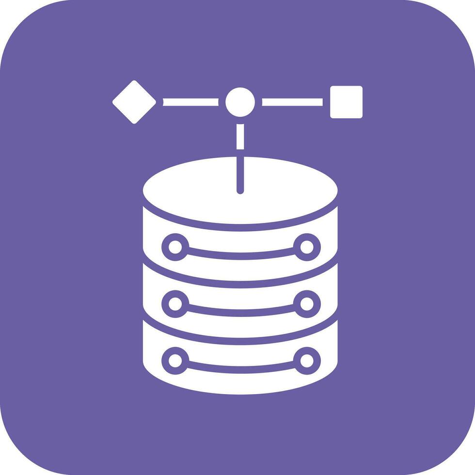 Object Database Vector Icon